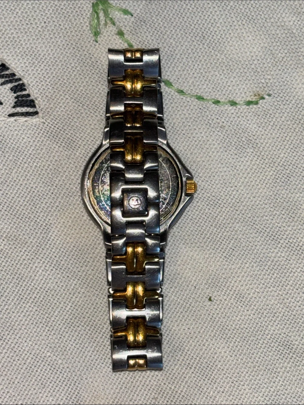 EUC Movado Olympian Collection 81.A1.827.2 (26mm women's variant), Two-tone sta